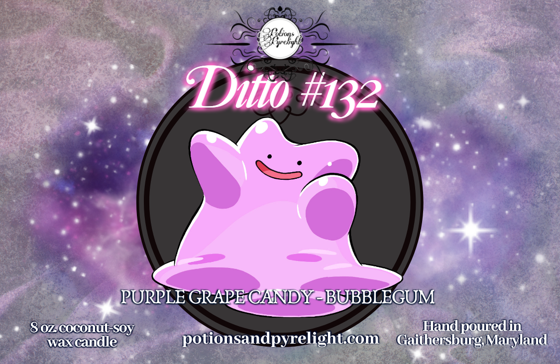 Pokemon - #132 Ditto Fandom Scented Candle – Potions & Pyrelight